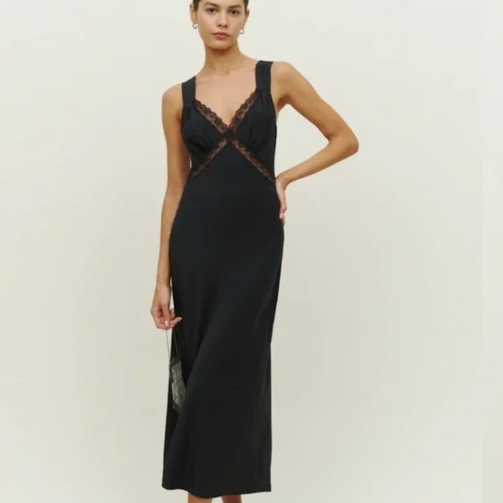Reformation Provence Silk Dress